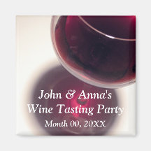 Wine Tasting Party Magnet