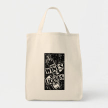 Wines & Liquors Ad Black Bag