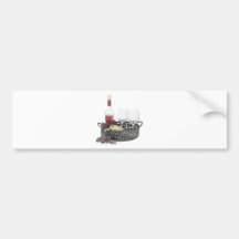 WineServingTray Bumper Sticker