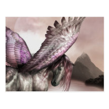 Winged Pegasus  Postcard