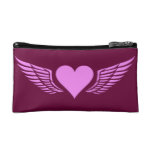 Wings of Love custom cosmetic bag