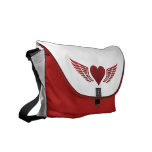 Wings of Love custom messenger bag