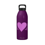 Wings of Love custom water bottle