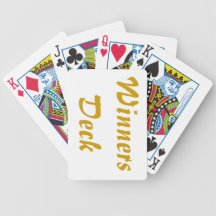 winners dwck of cards playing cards