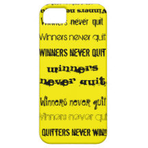 Winners Never Quit iPhone 5 Case