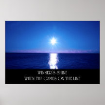 Winners Shine Print