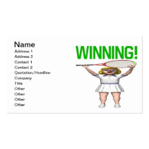 Winning Business Card Template