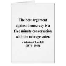 Winston Churchill Quote 10a Greeting Cards