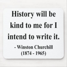 Winston Churchill Quote 7a Mouse Pads