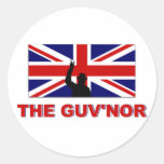 Winston Churchill Round Stickers