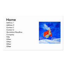 Winter Angel Business Cards