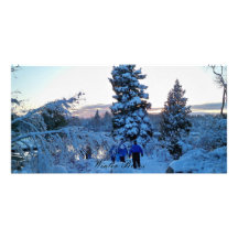 Winter Blues Photo Greeting Card