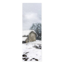 Winter Bookmark Business Card Templates
