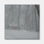 Winter Cabin Magnets