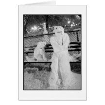 'Winter Friends'  Blank Greeting Card