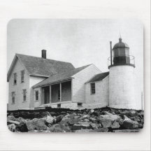 Winter Harbour Lighthouse Mouse Mats