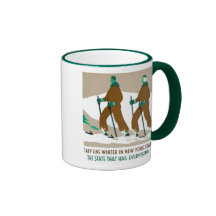 Winter in New York State Mugs