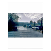 Winter on the Canal Post Card
