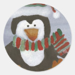 Winter Penguin Stickers