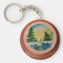 Winter Pie Keychain