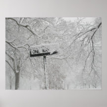 Winter Sign Poster