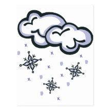 winter snow post cards