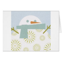 Winter Snowman Card