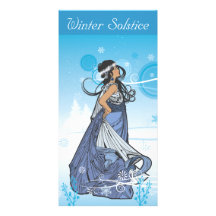 Winter Solstice Queen Customized Photo Card