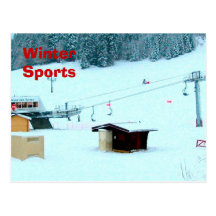 Winter Sports, Haute Jura 1 Postcard