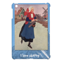 Winter sports - Skating on a Dutch canal iPad Mini Case