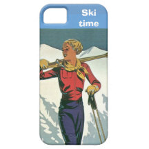 Winter sports - Ski time iPhone 5 Cases