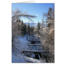 Winter Stream Card