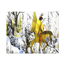 Winter Warrior Canvas Print