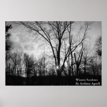 Winters Sundown Posters