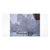 winterstorm2010, Oklahoma Personalized Photo Card