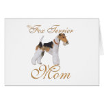 Wire Fox Terrier Mother's Day Greeting Card