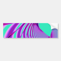 WIRE - Fractal Art Bumper Stickers