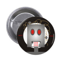 wired robot head error message output button