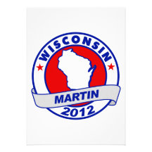 Wisconsin Andy Martin Custom Announcements