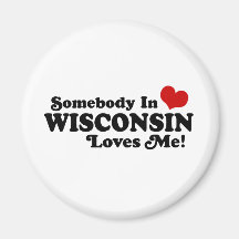 Wisconsin Refrigerator Magnet