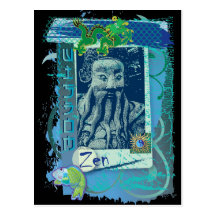 Wisdom Blue Postcards