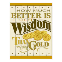Wisdom postcard