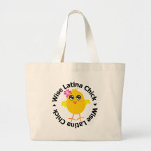 Wise Latina Chick 2 Canvas Bags