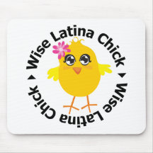 Wise Latina Chick 2 Mousepad