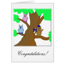 Wise Owl Greeting Card