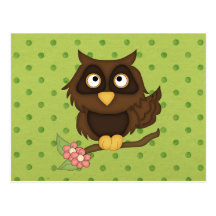 Wise Owl Postcard