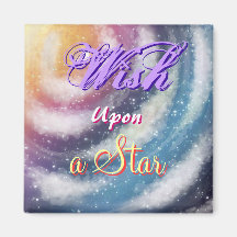"Wish Upon a Star" Nacreous clouds Magnet
