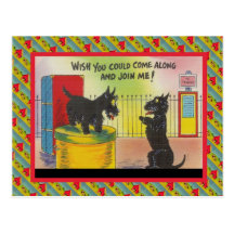 Wish you could come along and join me! postcard