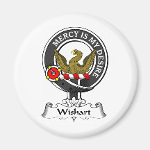 Wishart Clan Crest Fridge Magnet