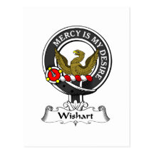 Wishart Clan Crest Post Card